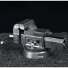 Тиски стальные Deli YS EDL2904Z, поворотные, с наковальней, 4"-100 мм - 2
