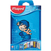Пенал Maped "Karate", 1 отделение, с наполнением - 4