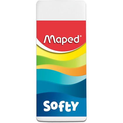 Ластик Maped "Softy", 1 шт, белый, (021529)