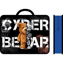 Папка для тетрадей "Cyber bear"