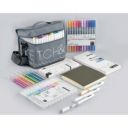 Скетчбук "Sketch&Art", 18.5х25 см , 170 г/м2, 80 листов, на спирали - 6
