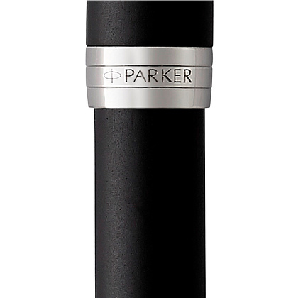 Ручка-роллер Parker "Sonnet Core T529 - Matte Black CT", 0.5 мм, черный, стерж. черный - 4