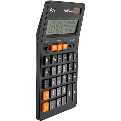 Калькулятор настольный Deli "М444", 12-разрядный, черный - 2