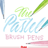 Маркер-кисть "Brush Sign pen. Pastel", 4 шт - 5