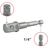 Набор адаптеров шестигранников Deli YS EDL110002, 1/4 на квадрат 1/4'', 3/8'', 1/2" - 7