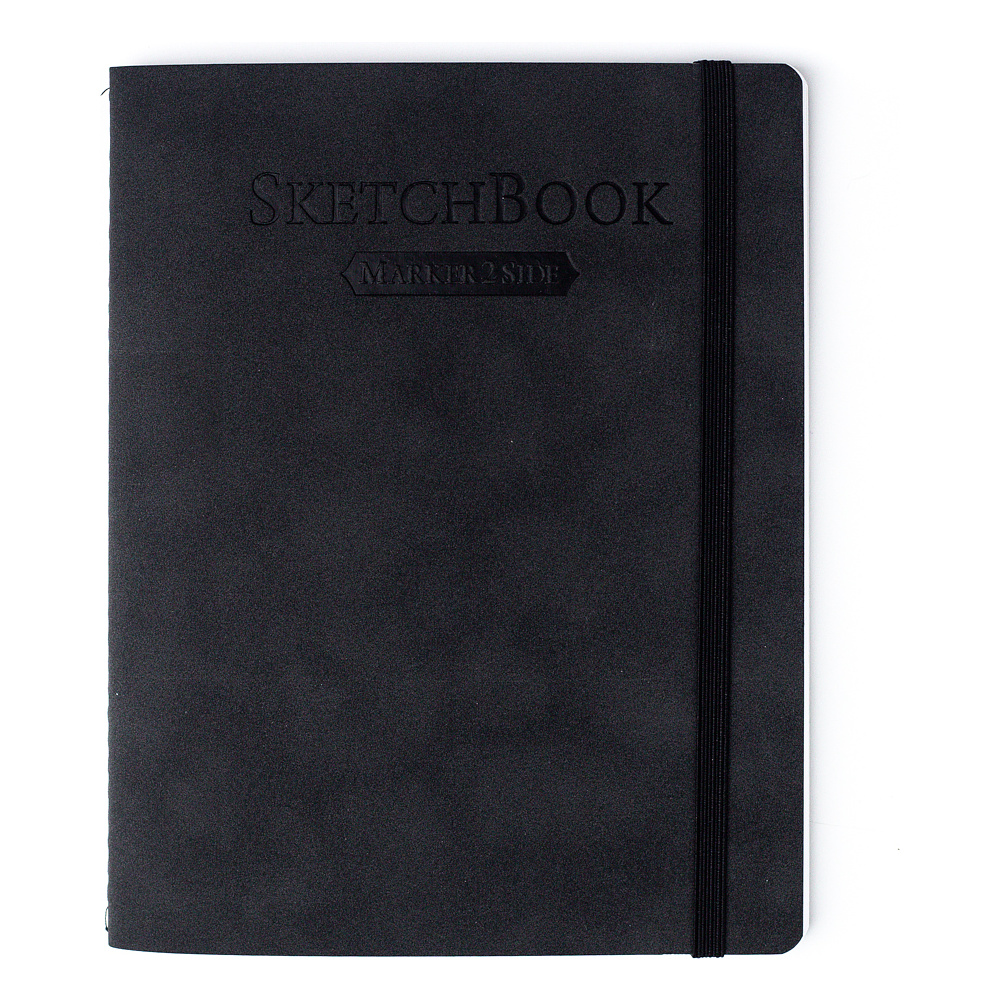 Скетчбук для маркеров "Markers", 15x19 см, 220 г/м2, 18 листов, мокрый асфальт - 3