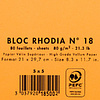 Блокнот "Rhodia", A4, 80 листов, клетка, оранжевый - 2