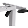 Стол с электроприводом WellDesk Basic 1300x675х18 белый/сосна аланд полярная (9191460+9072455) - 3