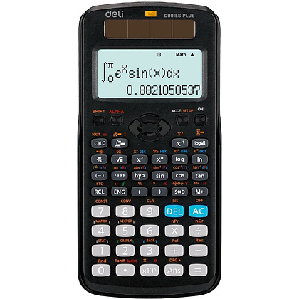 Калькулятор научный Deli Ultimate "D991ES", 12-разрядный, черный