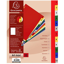 Разделитель для документов "Exacompta" MAXI