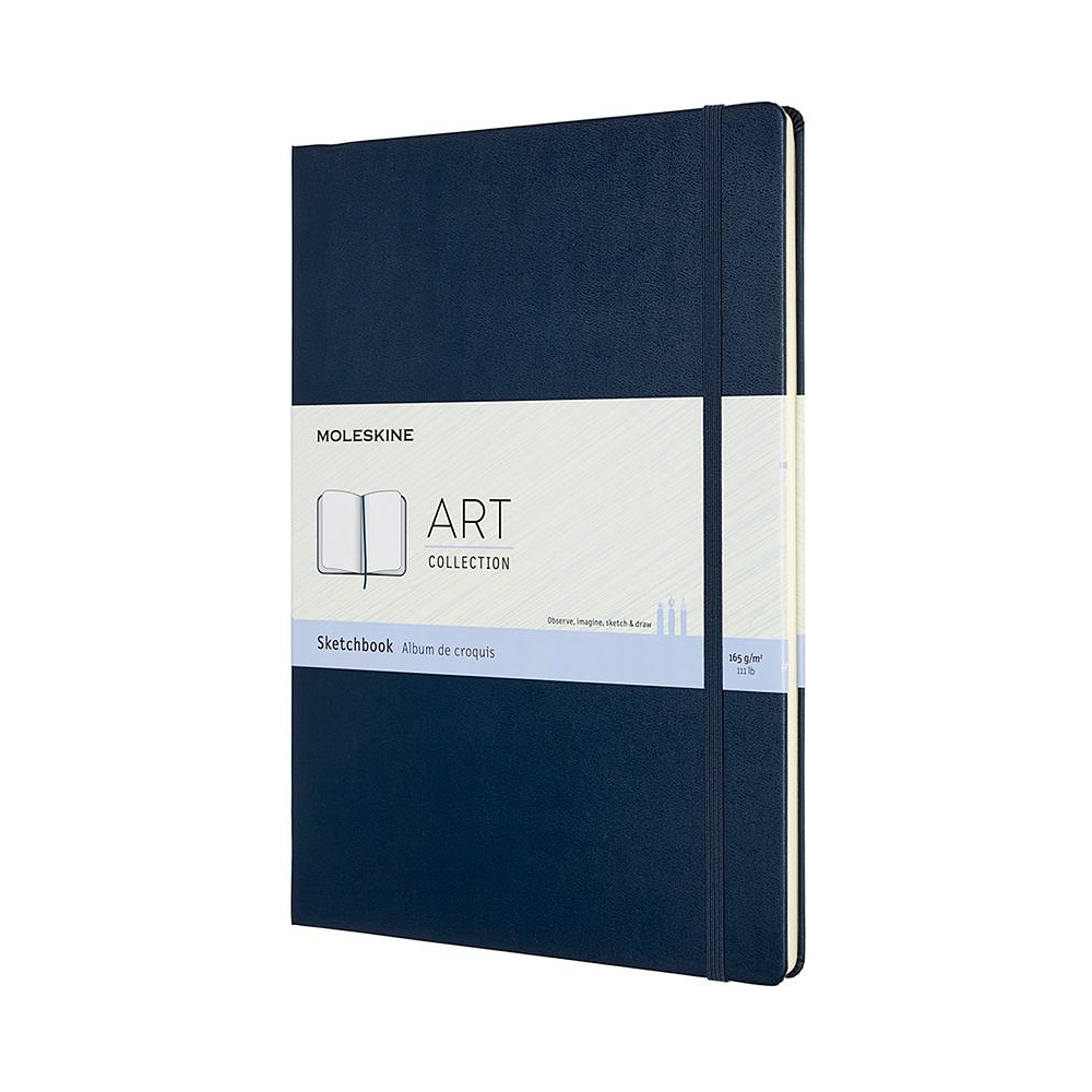 Блокнот для рисования "Art Sketchbook", А4, 210x297 мм, 48 л, синий сапфир