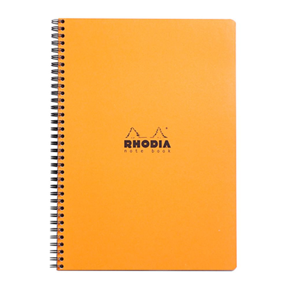 Блокнот "Rhodia", А4+, 80 листов, клетка, оранжевый