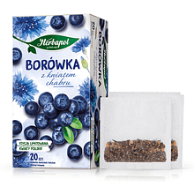 Чай "Herbapol", 20 пакетиков x2.3 г, фруктовый, со вкусом черники и василька