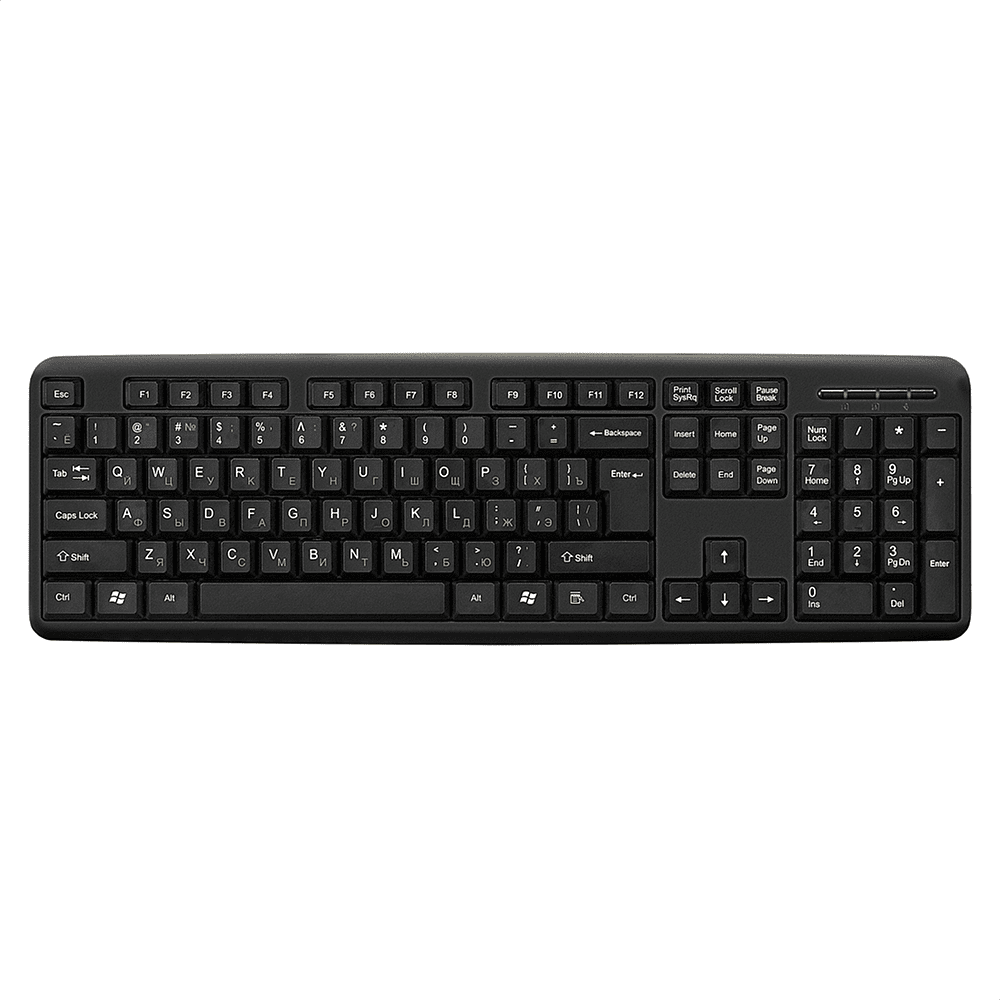 Клавиатура + мышь ExeGate Professional Standard Combo MK120-OEM, проводные, черный - 3