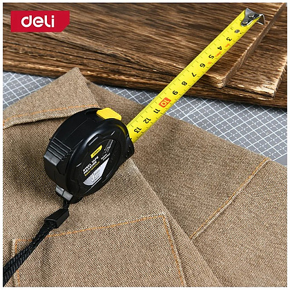 Рулетка Deli YS EDL9003P, 3 м х 16 мм, желтый, черный - 3