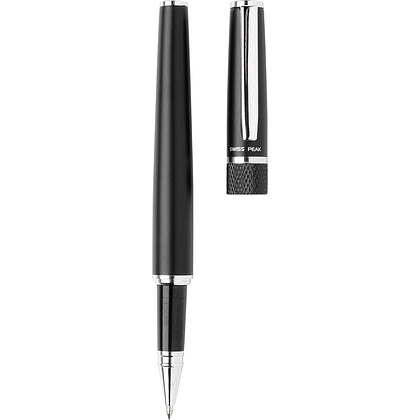 Набор ручек "Swiss Peak Deluxe": ручка шариковая автоматическая и роллер, черный - 5