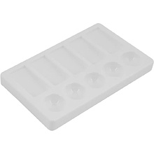 Палитра пластиковая "Сонет", прямоугольная, 10 ячеек, 19x11.5 см