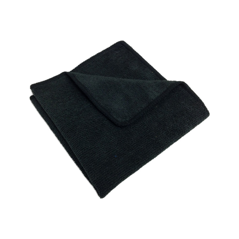 Салфетка из микроволокна, 190 г/м2, 30х30см, черный, 3 шт/упак