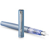 Ручка перьевая Parker "Vector XL Silver Blue", M, серебристый, патрон синий - 2