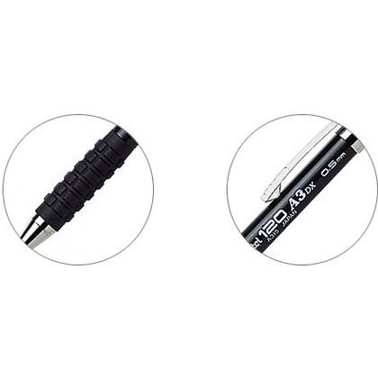Карандаш автоматический "Pentel 120 A3", 0.9 мм, c ластиком - 2