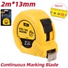Рулетка Deli YS EDL9002B, 2 м х 13 мм, желтый, черный - 2