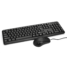 Клавиатура + мышь ExeGate Professional Standard Combo MK120-OEM, проводные, черный