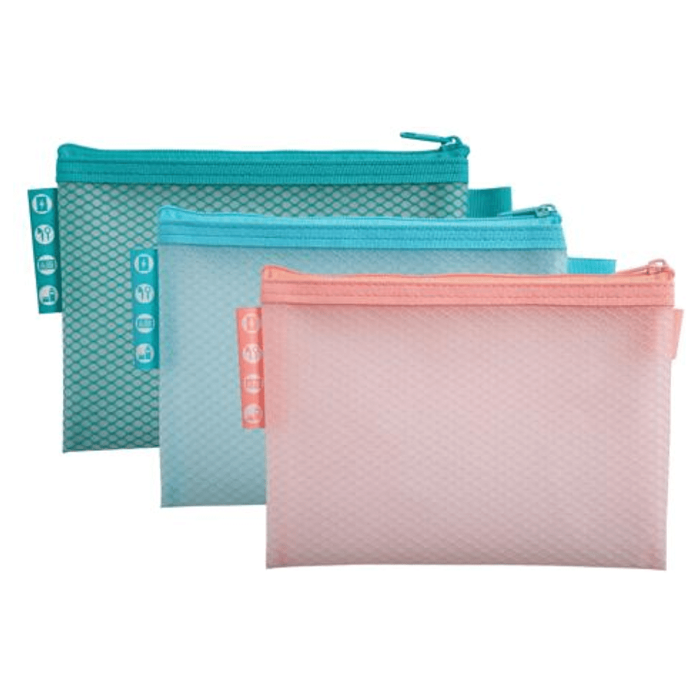 Папка конверт на молнии "Chromaline Pastel", А6, ассорти - 2