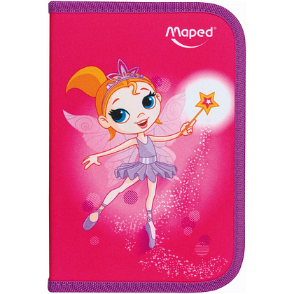 Пенал Maped "Fairy", 1 отделение, с наполнением