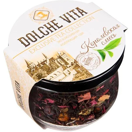Чай Dolche vita "Королевская смесь", 50 г, черный