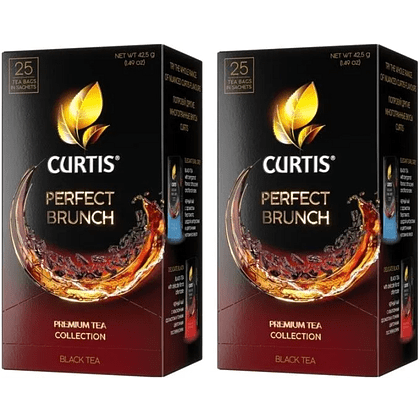 Чай "Curtis. Perfect Brunch", 25 пакетиков х 1.7г, черный, байховый