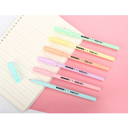 Ручка шариковая "К0 Pastel", 0.7 мм, ассорти, стерж. синий - 2