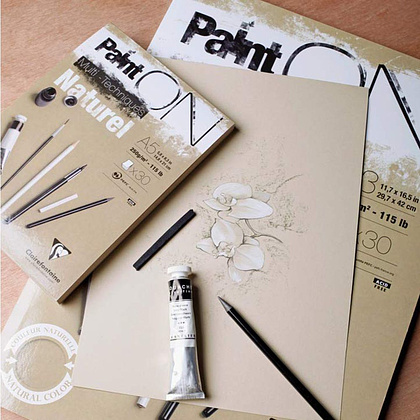 Блок-склейка "Paint'On" Naturel, А3, 250 г/м2, 30 листов - 2
