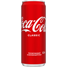 Напиток "Coca-Cola", жестяная банка