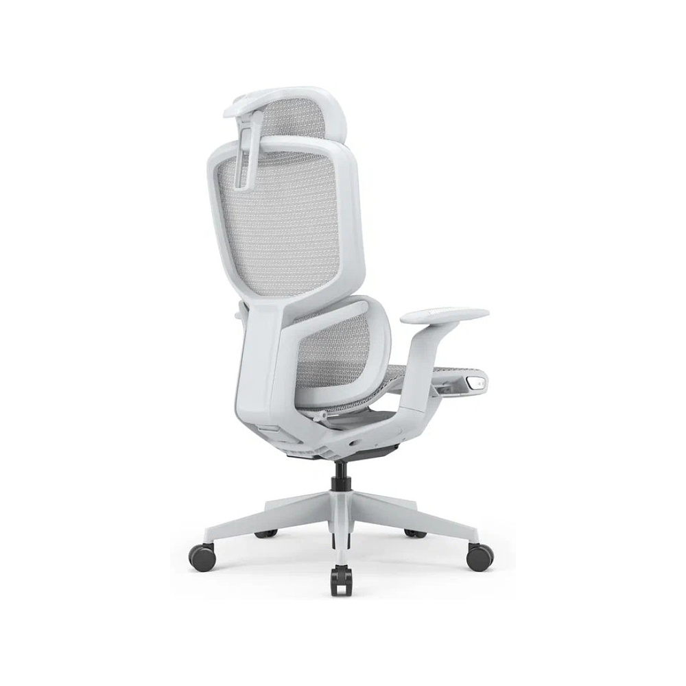 Кресло компьютерное SitZone E-JX-002А, сетка, пластик, белый - 4