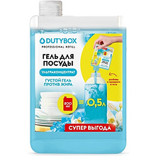 Средство для мытья посуды "Dutybox Морская соль и цветы лайма"