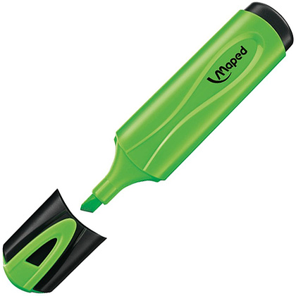 Маркер текстовый Maped "Fluo Peps", зеленый - 2
