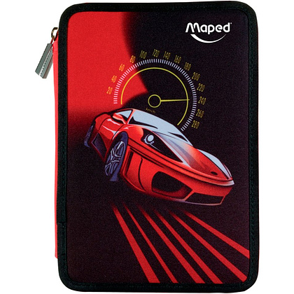 Пенал Maped "Cars", 2 отделения, с наполнением