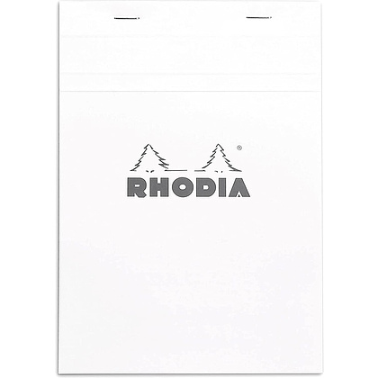Блокнот "Rhodia", А5, 80 листов, клетка, белый