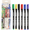 Ручка капиллярная "Sketchmarker Artist fine pen Main", 6 шт - 11