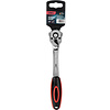 Ключ-трещотка Deli RS EDL2422 3/8", 200 мм, 72 зуба, черный, красный - 2