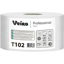 Бумага туалетная "Veiro Professional Basic", 1 слой, 200 м
