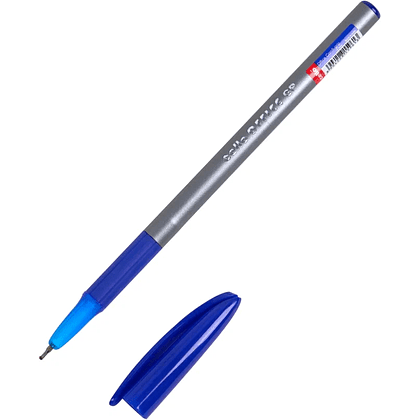 Ручка шариковая "Office Grip", 0.7 мм, серый, стерж. синий - 3