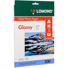Фотобумага глянцевая для струйной фотопечати "Lomond"