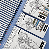 Скетчбук "Sketch&Art", 18.5х25 см, 200 г/м2, 50 листов, на спирали, для цветных карандашей - 5