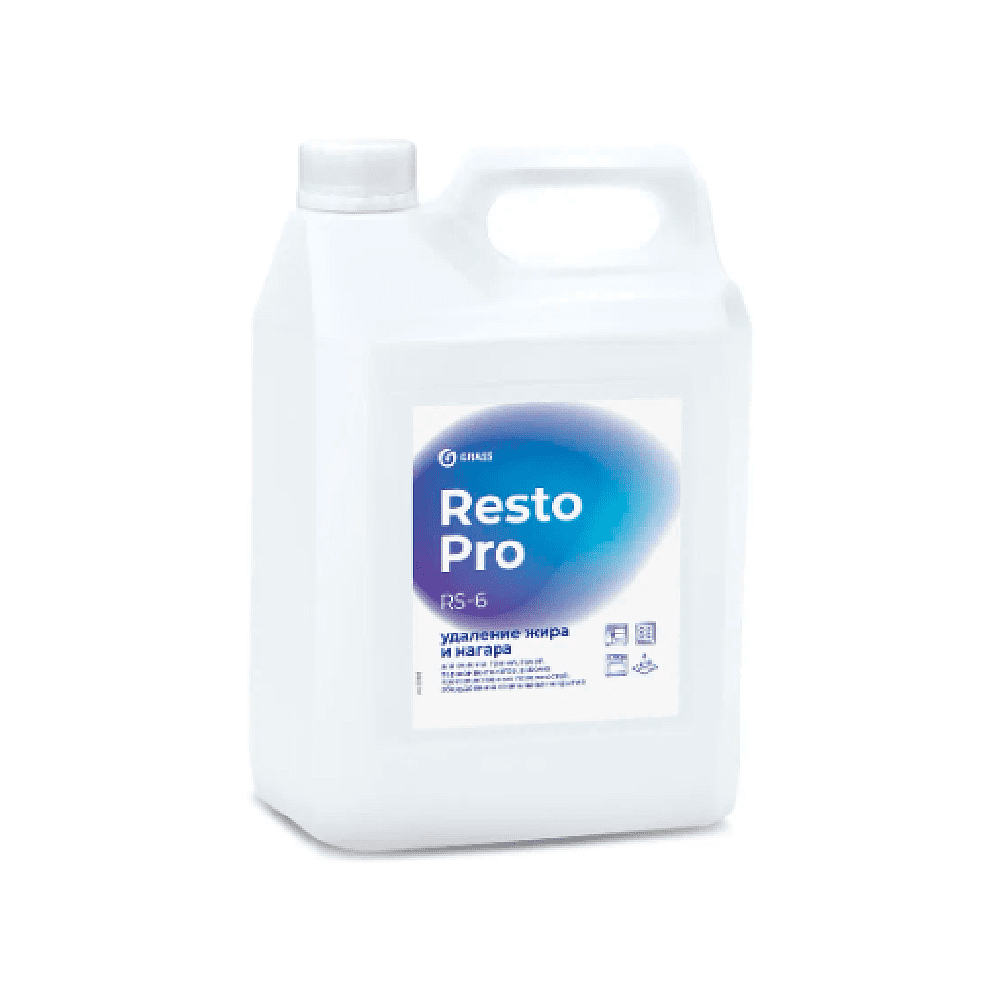 Средство чистящее для плит, духовок, грилей Grass "Resto Pro RS-6", 5 л, концентрат