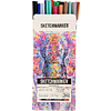 Ручка капиллярная "Sketchmarker Artist fine pen Studio", 24 шт - 10