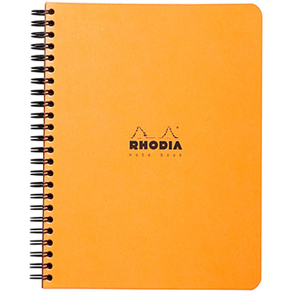 Блокнот "Rhodia", А5+, 80 листов, клетка, оранжевый