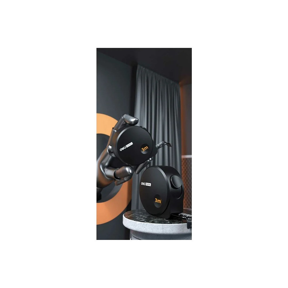 Набор ручного инструмента Deli HS EHT0006, 6 предметов, Soft Touch, черный - 8