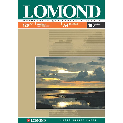 Фотобумага матовая для струйной фотопечати "Lomond", А4, 50 листов, 230 г/м2 - 2