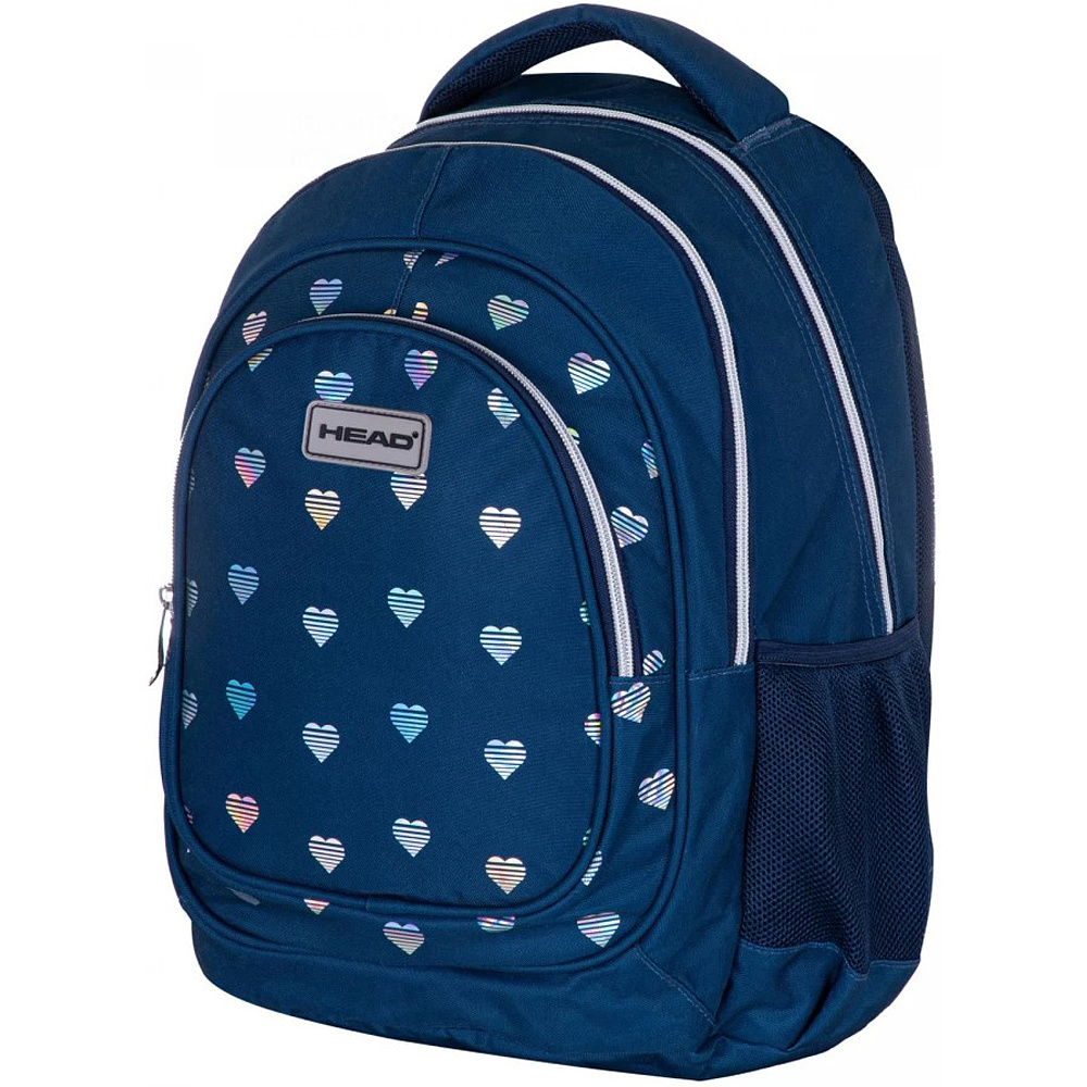 Рюкзак молодежный "Splash hearts", темно-синий - 3